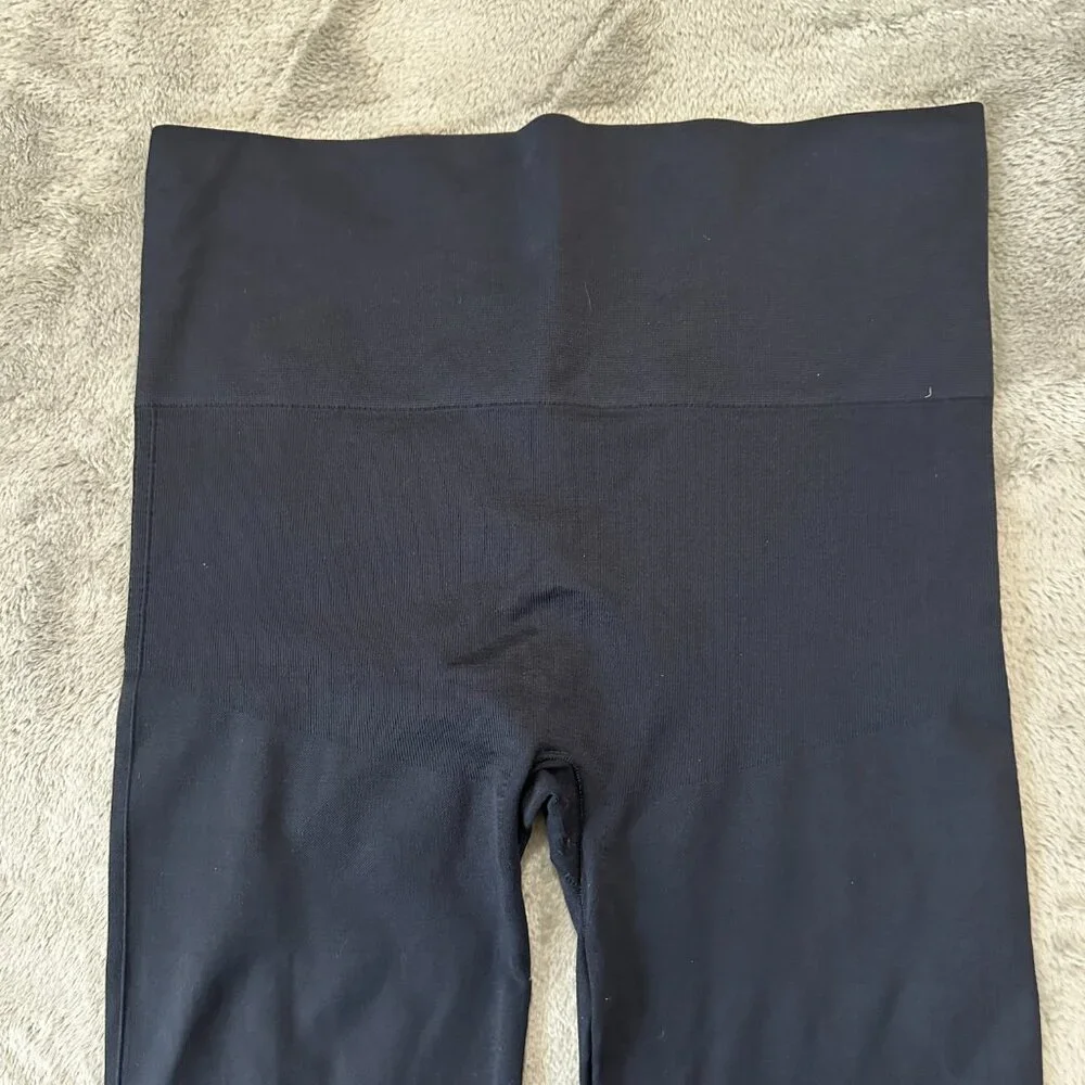 Blanqi Maternity Everyday Leggings LARGE Navy Blue Pregnancy Support - Picture 2 of 4